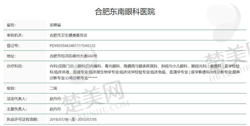 合肥东南眼科医院是正规医院吗