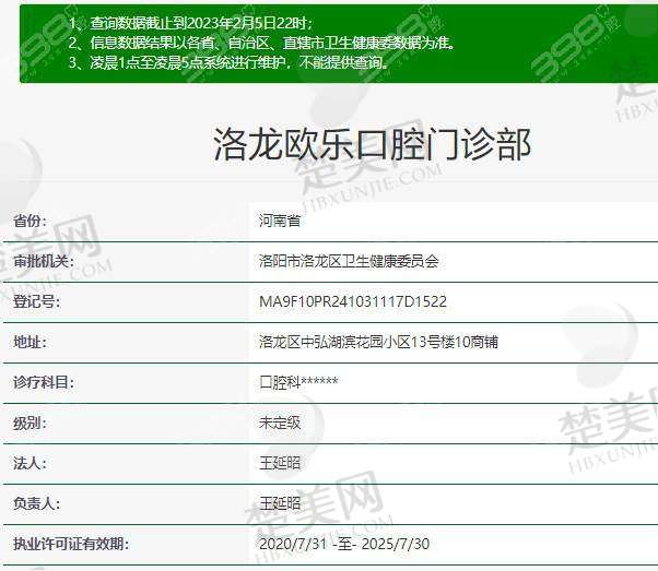 七、洛阳欧乐口腔门诊部地址及交通